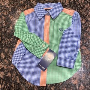 Chaps Long-sleeve Dress Shirt (12 mos)